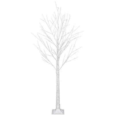 China Warm White White 48 LED Tree Light Silver Twig Branches Festival Party Christmas/Christmas/Wedding/Party Prelit Birch Christmas Party (4 Feet) Indoor & Outdoor for sale