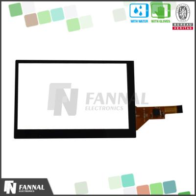 China Sunlight Readable 4.3 Inch Capacitive Touch Screen Panel G+G For Smart Home for sale