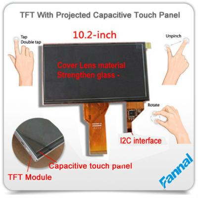 China G+G+G Rugged TFT 10 Inch Capacitive Touch Screen Lcd Monitor for 3D Printer for sale