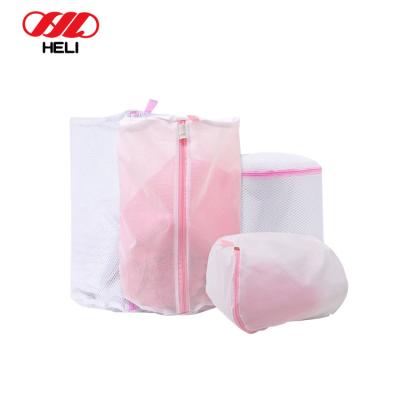 China Direct Supply Collapsible Mesh Zip Laundry Bag Custom Made Eco-Friendly Promotional Collapsible From China for sale