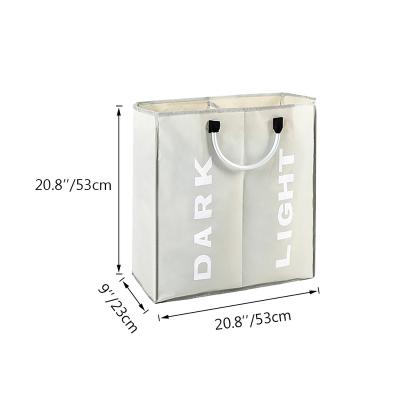 China Contemporary Hot Sale Fashion Amazon Oxford Multifunctional Clothes Laundry Baskets Collapsible for sale