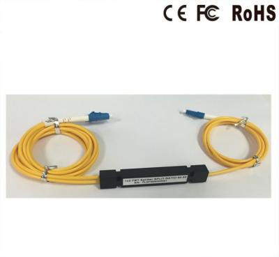 China Telecom Telcordia GR-1221-core 1310 50:50 Multimode Fiber Splitter 1x2 Splitter WDM Coupler MM FBT Coupler 2 for sale