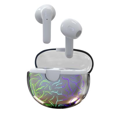 China New JS58 Mini Headphones TWS Sports Headsets Gaming TWS Perfect Waterproof Earphone Gradient Colorful Noise LED Display for sale