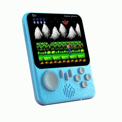 China Newest G7 3.5 Inch HD Plastic LCD Screen Portable Super Slim G7 3.5 Inch ABS Handheld Retro Mini Game Console Built In 666 Games for sale