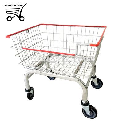 China New Unveiling Commercial Dry Cleaning Store Shop Laundromat Rolled Carts Laundry Cart for sale