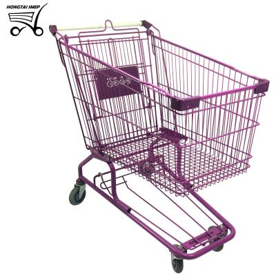 China American Heavy Duty Wheeled Rollout Trolley Shopping Cart With Chair Wholesale for sale