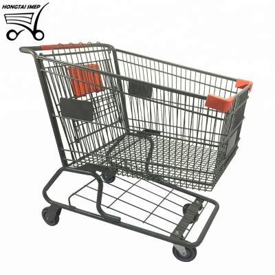 China New style durable large metal cheap shopping cart used in supermarket for sale for sale