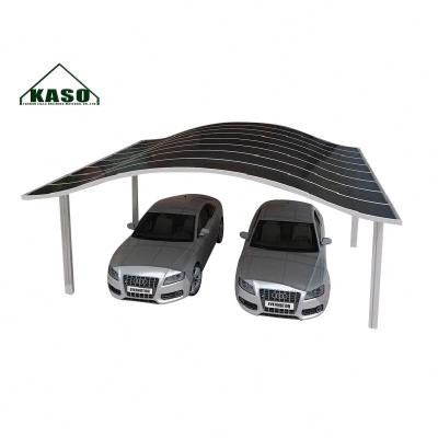 China UV Resistant Wide Polycarbonate Shelter Kits Stylish Four Wall Sun Shade Double M Carport for sale