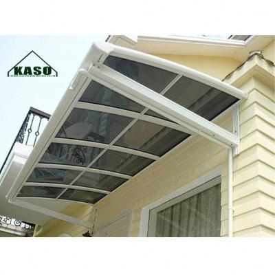 China UV Resistant Canop Sheet Door Roof Garden Patio Cover Deck Ideas Polycarbonate Tent Solid Price Malaysia for sale