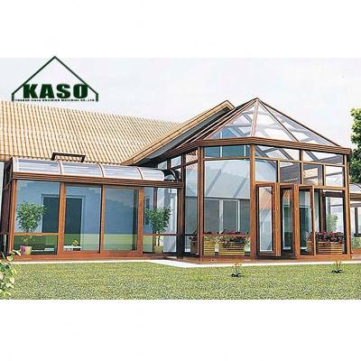 China Water Proof Custom Straight Glass Aluminum Roof Sunroom Frame for sale