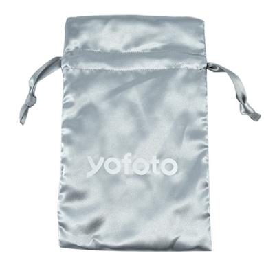 China High Quality Custom Drawstring Pouch Satin Rope Handle Bags With Logo for sale