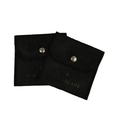 China Custom Faux Suede Suede Wrap Jewelry Pouch for sale