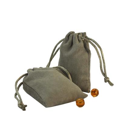 China New Design Eco - Friendly Faux Suede Jewelry Gift Pouch for sale