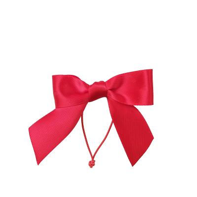 China Promotional Premium Style Satin Ribbon Floral New Hanger With Elastic Loop for sale