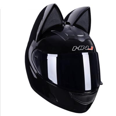 China Electric Bicycle SLKE HNJ Motorcycle Scooter NMAX TMAX XMAX Full Face Electric Riding Motorcycle Cat Ear Helmets for sale