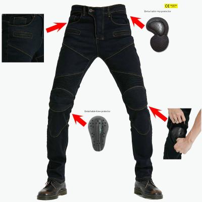 China SLKE Factory direct sales breathable professional racing pants motocross jeans men's motorcycle cycling outdoor pants for sale