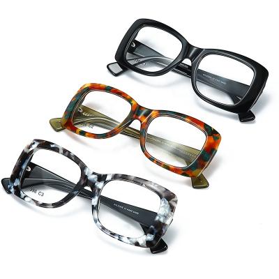 China Sight Glasses For Prescription Glass Latest Fashion Design Acetate Glasses Frame Material Eyewear Sight Cool Optical Glasses for sale