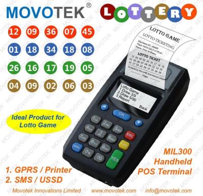 China Movotek Lotto (Lottery) POS Terminal/Vending Machine with 57mm-58mm Thermal Printer for sale