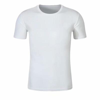 China Anti-Wrinkle Cheap Price Mens Plain Polyester Blank T Shirts In Stock for sale