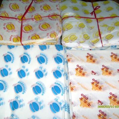 China Custom Greaseproof Paper Disposable Greaseproof Paper Disposable Loaf Tray Pad Paper For Food Packaging for sale