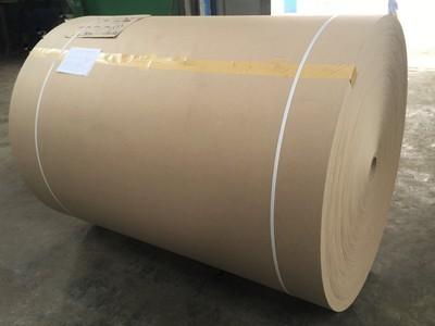 China Rustproof Brown Kraft Paper Jumbo Roll For Making Kraft Paper Bag for sale