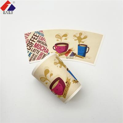 China Waterproof Custom Logo Printed Paper Cup For Paper Cup Making for sale