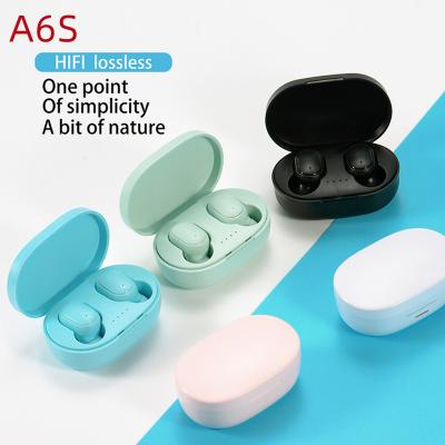 China 2022 pro tws a6s macaron mini wireless earphone sports earbuds earbuds earphone for sale