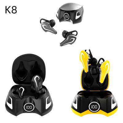 China Custom Original Mini K8 Wireless Earphone Portable Waterproof Stereo Earbuds Sports Game TWS Earbuds Low Latency for sale