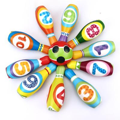 China Kindergarten Kids Outdoor And Indoor Happy Toys Indoor Sport Rolling Set Rolling Ball With Number Design for sale