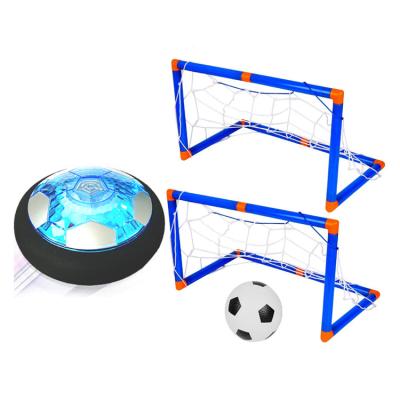 China Sports Toy Kids Toys Hover Soccer Ball Set Air Soccer With Led Light Weight USB Rechargeable Floating Soccer for sale