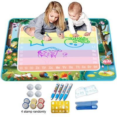 China Recycled Mess Free Kids Play Mat Reusable Educational Doodle Painting Water Drawing Magic Mat for sale