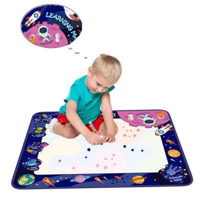 China Reused 2022 New Design 100*80cm Spaceship Model Kids Play Water Doodle Drawing Mat Writing Board Toys for sale