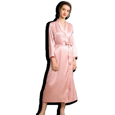 China Autumn Sleep Wear QUICK DRY Lady 2 Piece Nightgowns Artificial Silk Nightgown Home Clothes Pajama Designer Inspired Pajama Satin Silk Night Suit for sale