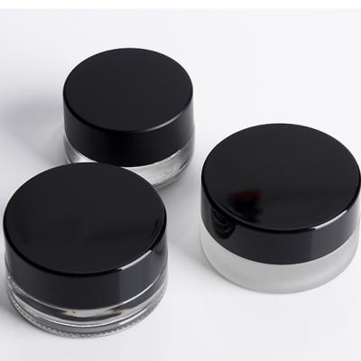 China Personal Care 3g 5g Glass Eye Cream Jar Cosmetic Jar for sale