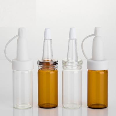 China Personal Care 10ml Bayonet Glass Bottle Schering Bottles Empty Powder Bottle for sale