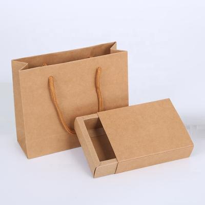 China Factory Direct Wholesale Paper Box High End Packaging Paper Kraft Paper Bags for sale