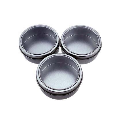 China Storage 65*25mm Round Tin Box Custom Metal Tins And Boxes for sale