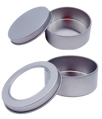 China Storage 65*40mm Round Tin Box Custom Metal Tins And Boxes for sale