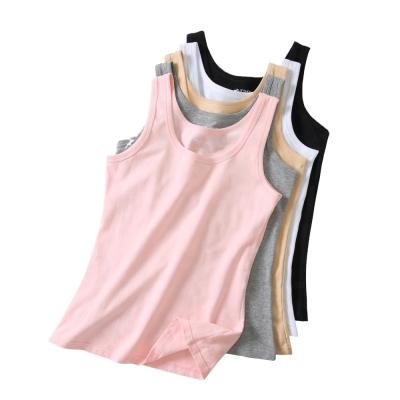 China QUICK DRY women's crop top tank top white o-neck anti-shrink tank top anti-pilling for women sport tank top for sale