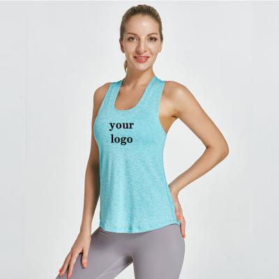 China Summer Women's Sports Gym Sports Shirt Jogging Sportswear Women's Breathable Tank Top for sale