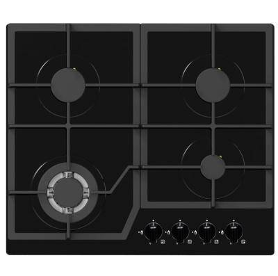 China Household Home Appliance Tempered Glass Gas Electric Single Hob for sale