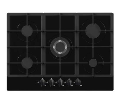 China Household 70cm 5 Burner Gas Hobs For Cooking for sale