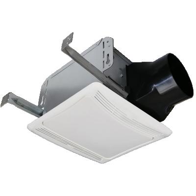 China Easy Installation Humidity Sensor Ventilation Bathroom Small Size Cheap Exhaust Fan With LED Light for sale