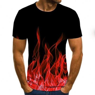 China High Quality Custom Men's Unisex Summer 3D Anti-Wrinkle Printed T-shirt Fashion Custom Men's T-shirt for sale