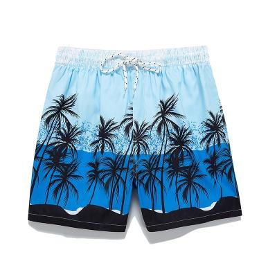 China Factory Supply Breathable Casual Beach Wear Men Women Printed Beach Trunks Swim Shorts Quick Dry Swimwear for sale