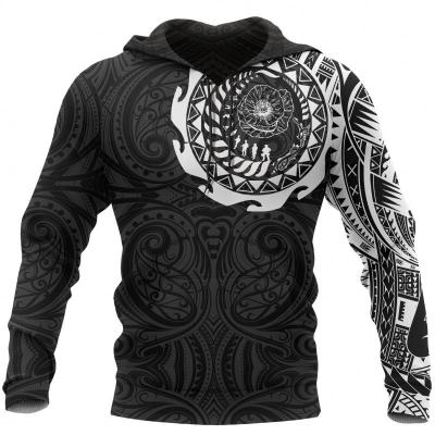 China Custom 100% Anti-wrinkle Viking 3D Print Hoodies Polyester pullover sublimation hoodie for men for sale