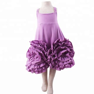 China Fashion Breathable Wholesale Boutique Unique Fashion Kids Party Wear Girl Dress Baby Dress for sale