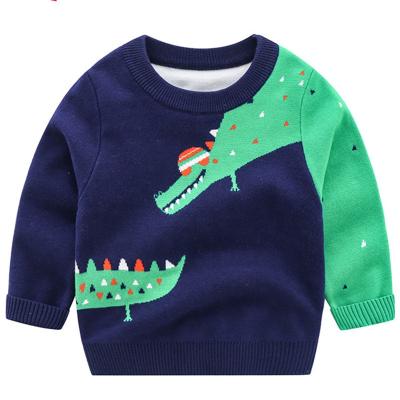 China 2020 New Autumn Baby Boy Breathable Long Sleeve Sweater Coat Making Machine Knitted Tops Warm Children Clothing Winter Cardigan Children Sweater for sale