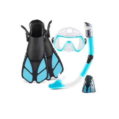 China Used For Water Sports Such As Snorkeling Adult Diving Glasses Snorkeling Full Set Silicone Mask Goggles Anti-fog Dry Diving Swimming Diving Set for sale