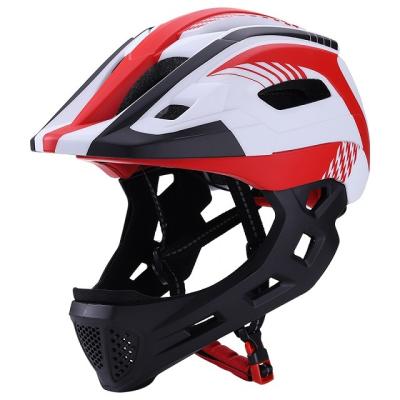 China Vintage Kids Bike Detachable Helmet Toddler Full Face Mountain Bike Helmet BMX Ultralight Cycling Skateboard Scooter for sale